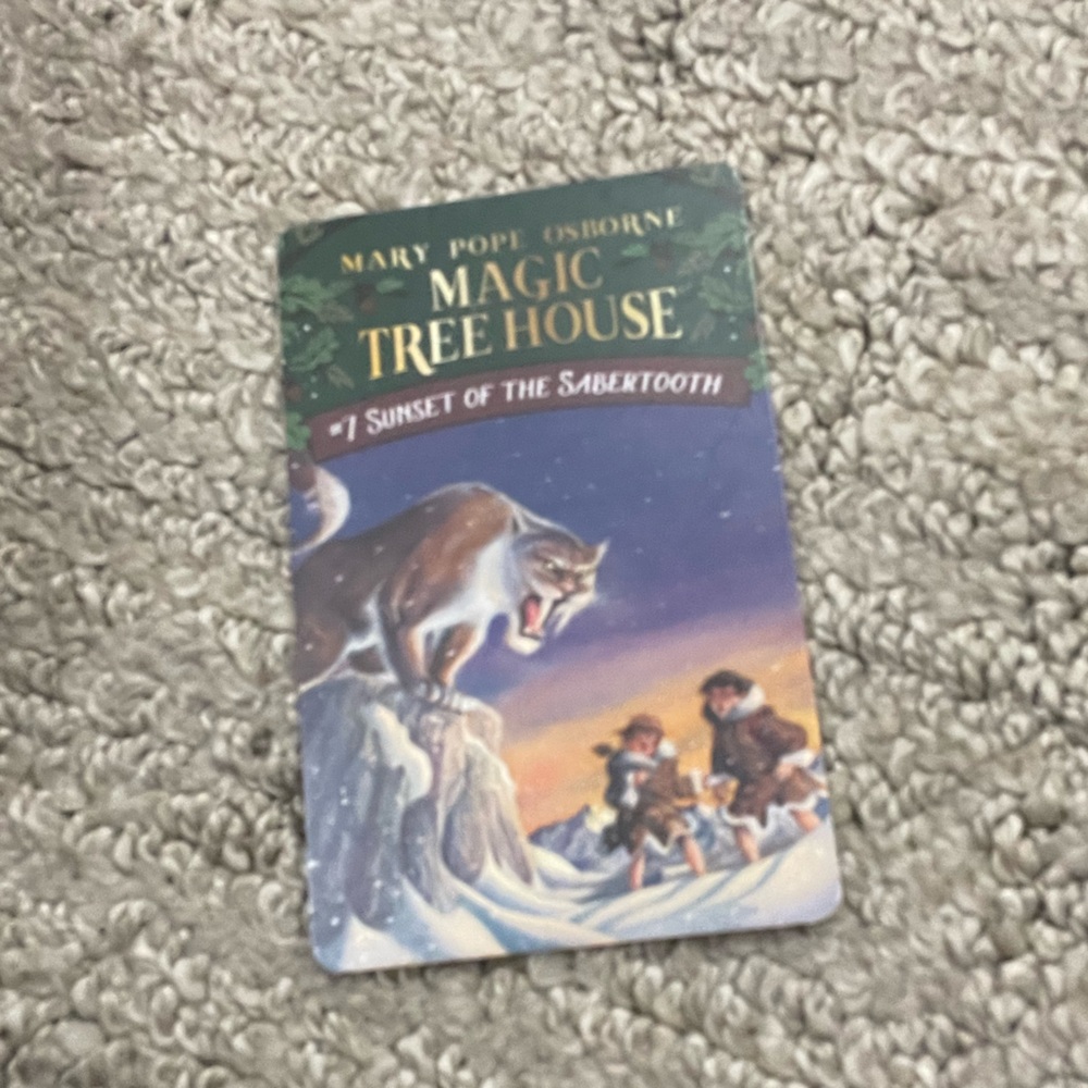 Yoto: Magic Tree House Book #7 Sunset of the Sabertooth